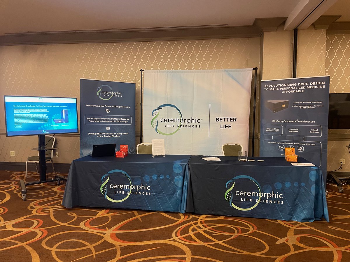 We're ready for the AI Driven Drug Discovery Summit in Boston. Come down and see us!