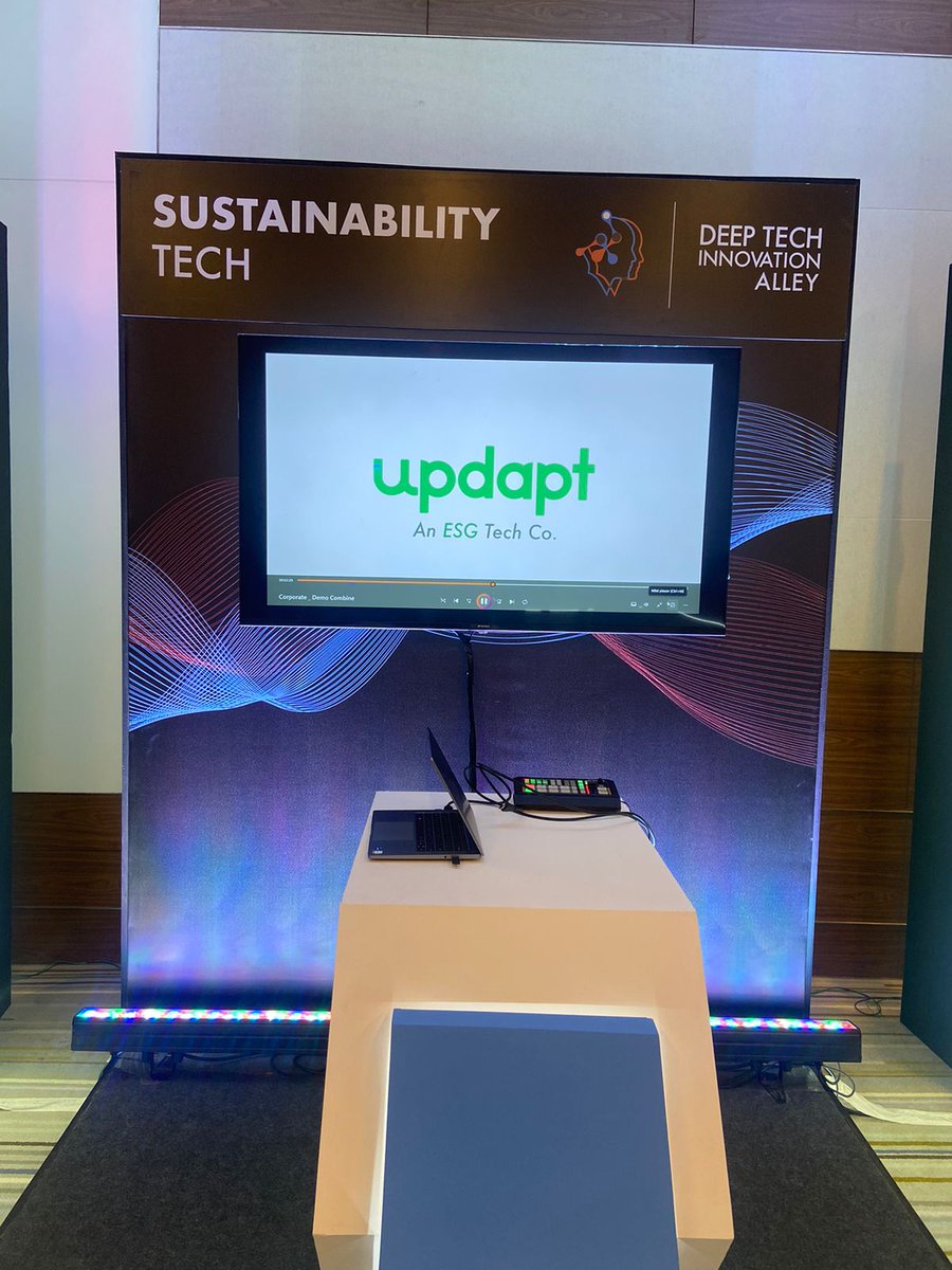 UpdaptCSR's tweet photo. Updapt - an ESG Tech Co. was part of the 𝐃𝐞𝐞𝐩 𝐓𝐞𝐜𝐡 𝐈𝐧𝐧𝐨𝐯𝐚𝐭𝐢𝐨𝐧 𝐀𝐥𝐥𝐞𝐲 organized by Network Science where we demonstrated our cutting-edge SaaS-based #ESG solutions that assist businesses through their strategic decarbonization initiatives. https://t.co/NknEmpbWMM