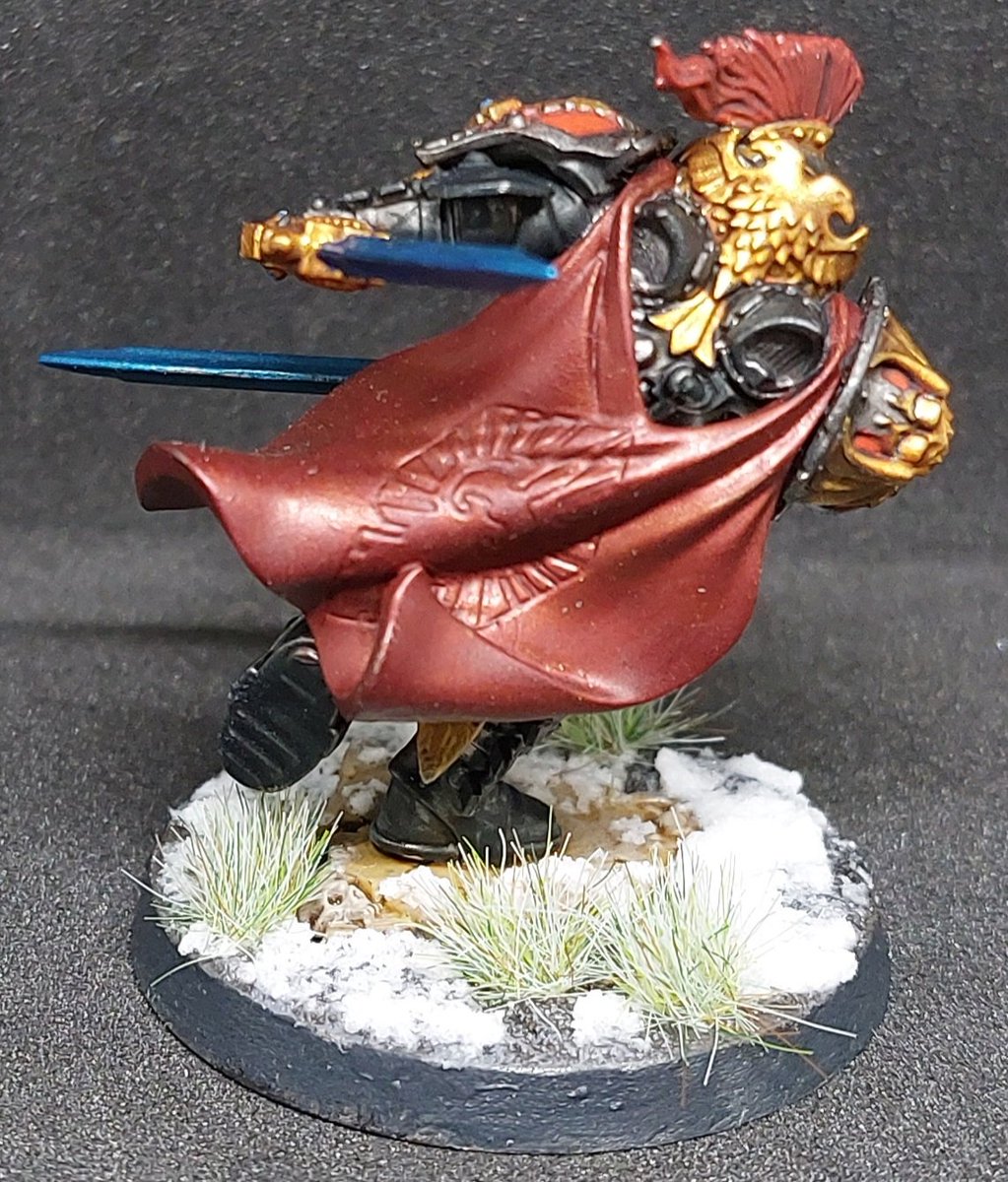 This week I've finished painting a blade champion for my Shadowkeepers custodes force.

I'm still practicing on basing terrain pieces especially snow effects hopefully it's not too much lol

Hope you guys like, Thanks.

#warhammercommunity
#paintingwarhammer