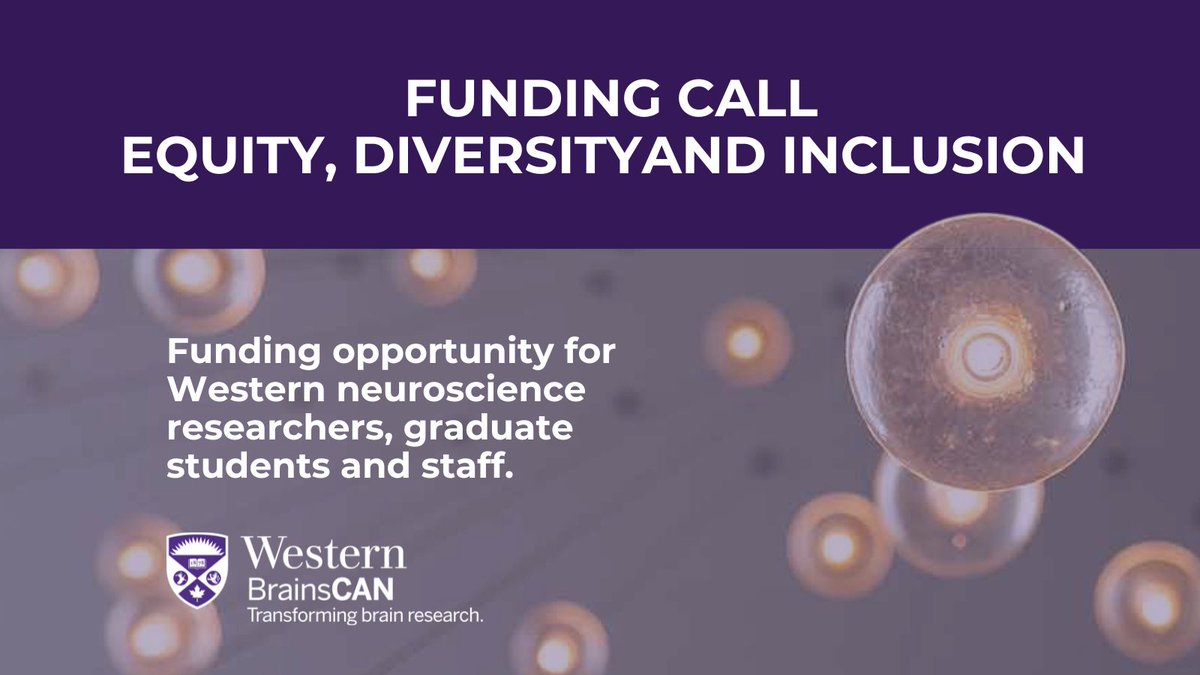 Applying for our #EDI Funding Call under Stream 2? 

Stream 2 is for new, innovative ideas for enhancing equity, diversity &amp; inclusion at #WesternU. Up to $30,000 is available per application.

🗓️ Deadline to submit Stream 2 descriptions is December 14. 
brainscan.uwo.ca/programs/EDI_f…