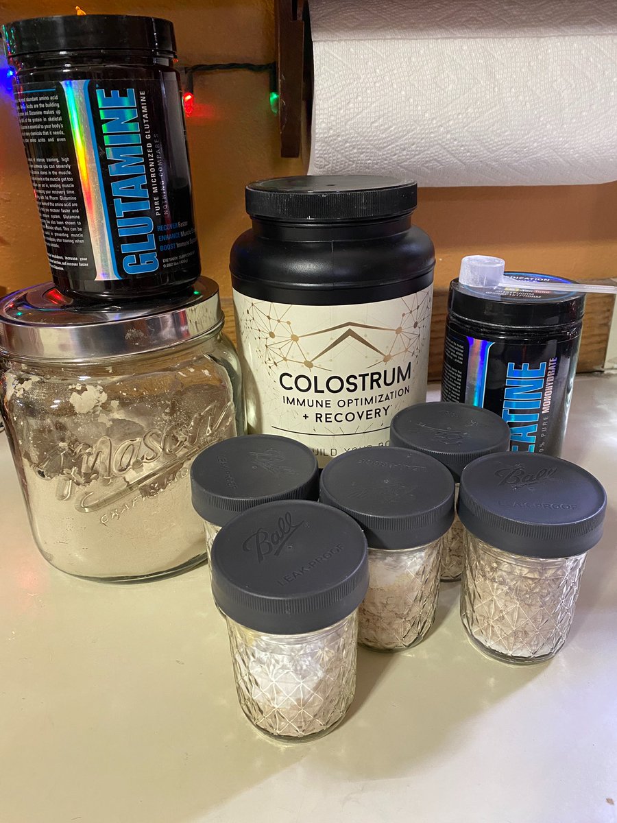 Take care of your future self before your current self. it can be as easy as pre making your protein shakes for the week so you don’t have to think about every day frees up your mind for more important tasks. #becomeabarbarian <a href="/SurThrival/">Surthrival</a> makes great products check em out