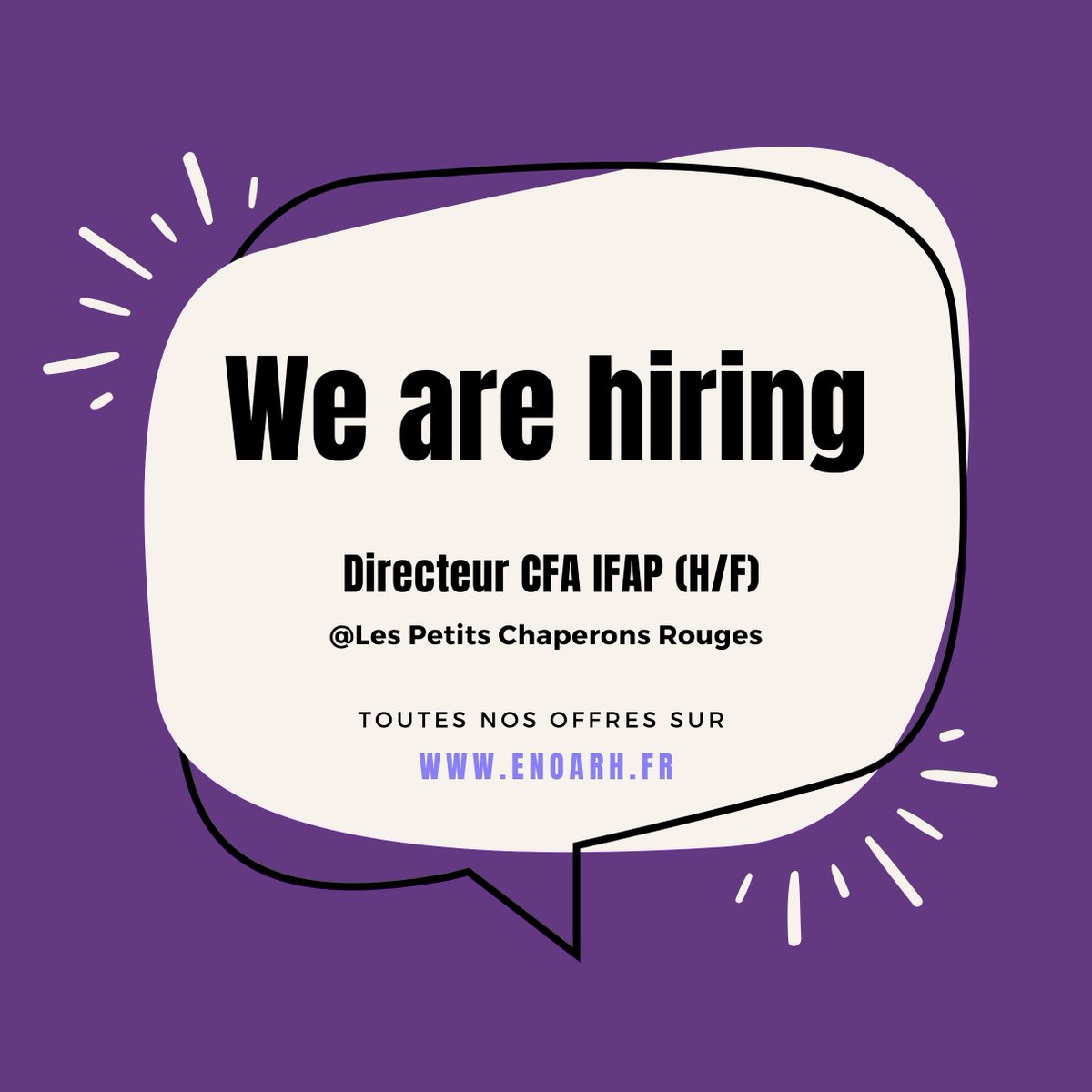 Enoa RH-CONSULTING (@enoarh) on Twitter photo #Recrutement : <a href="/EnoaRH/">Enoa RH-CONSULTING</a> recherche pour son client <a href="/Les/">Les Pozdena</a> Petits Chaperons Rouges, un
Directeur CFA IFAP (H/F).
Par ici pour postuler 👉 zurl.co/I0Hc
#Enoajob #offredemploi #LPCR #Formation #Recrutement : <a href="/EnoaRH/">Enoa RH-CONSULTING</a> recherche pour son client <a href="/Les/">Les Pozdena</a> Petits Chaperons Rouges, un
Directeur CFA IFAP (H/F).
Par ici pour postuler 👉 zurl.co/I0Hc
#Enoajob #offredemploi #LPCR #Formation