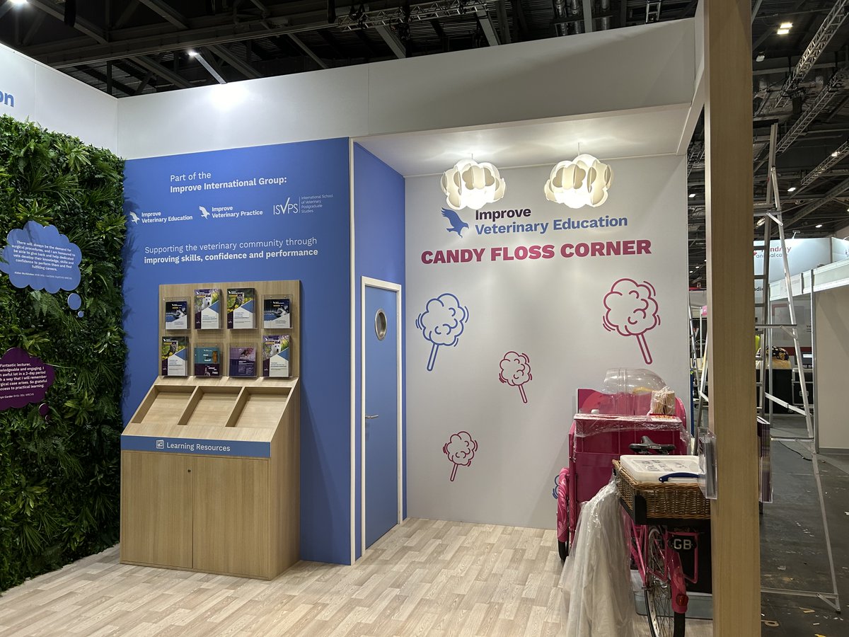 🐾✨ Our team recently brought creativity to life at the London Vet Show & BVA Live, transforming the below spaces into vibrant showcases. Take a peek at some of our recent work.🐶🐱 #excellondon #standcontractors #eventdesign #exhibitiondesign