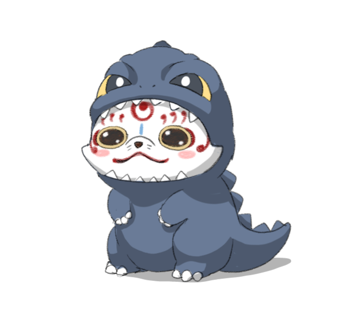 「ブームに乗っかったこんちゃん 」|REIのイラスト