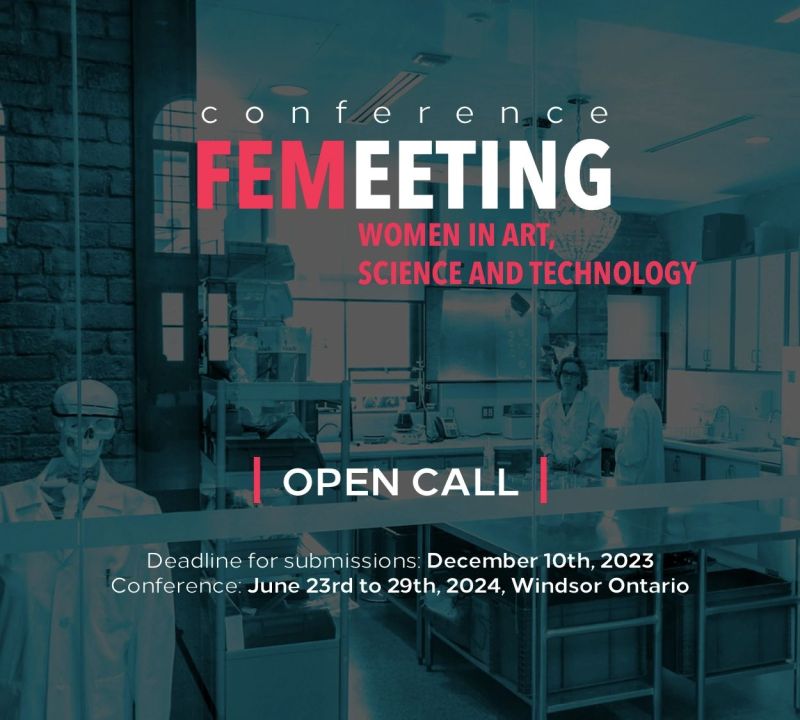 itypewriter's tweet photo. FEMeeting 2024 is taking place, 23 - 29 June 2024, at The University of Windsor, Ontario, Canada. We are accepting proposals until Dec 10th 2023 for short conference presentations + events: exhibition, multimedia and film screening, workshop. More info: https://t.co/CvzBGb5OrO https://t.co/cFAZH9Xd9t