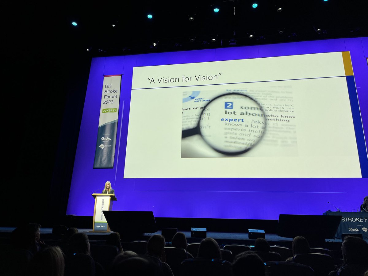 ⁦<a href="/orthopticbrain/">Prof Fiona Rowe</a>⁩ a fabulous Princess Margaret Lecture !!!👏⭐️. #uksf23