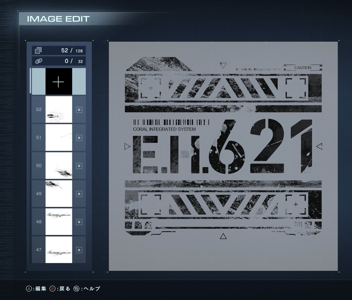 kagetsu_mush's tweet photo. #AC6DECALS 
強化人間621の秘匿ファイルをイメージしてデカール作りました
ID貼っておくので、ご自由にどうぞ

・黒ver
YCT44KTFQLFH

・白ver
Y0V1ZL537AMK https://t.co/psM8JOitEY