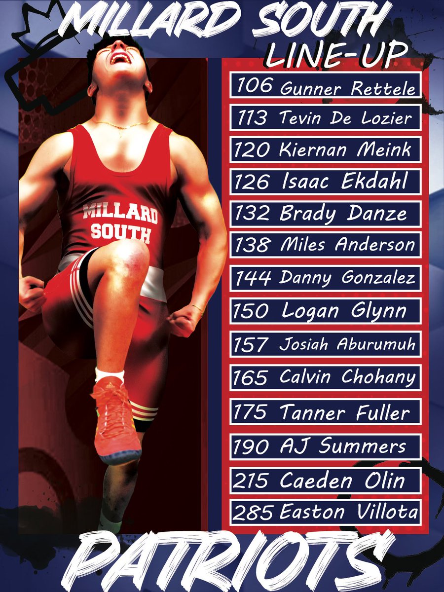 First home dual of the season tonight!! Varsity girls start at 6 and Varsity boys at 7pm. We will turn on the spotlight for the first time ever! We will welcome <a href="/NorfolkWrestlin/">Norfolk Wrestling</a> in Larry Ribble Gym. We hope to see you there! The live stream will be on NE Wrestle Rokfin.