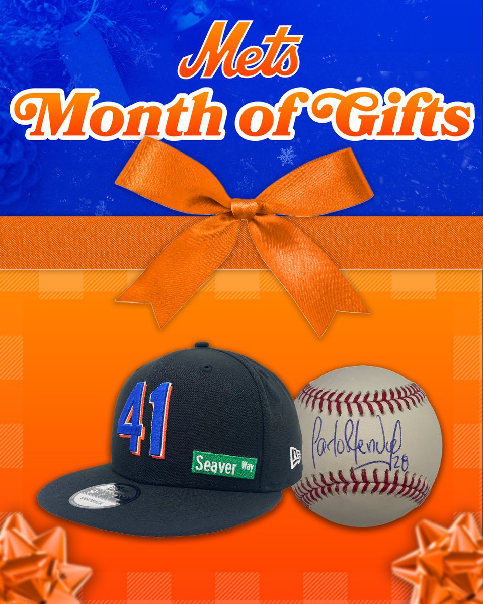 New York Mets (@mets) on Twitter photo 🎁 Mets Month of Gifts has arrived! 🎁
REPOST this AND follow <a href="/MetsTeamStore/">Mets Team Store</a> to enter for a chance to win a Carlos Mendoza autographed baseball and an exclusive 41 Seaver Way snapback hat!
Rules: bit.ly/3ZAuD2s 🎁 Mets Month of Gifts has arrived! 🎁
REPOST this AND follow <a href="/MetsTeamStore/">Mets Team Store</a> to enter for a chance to win a Carlos Mendoza autographed baseball and an exclusive 41 Seaver Way snapback hat!
Rules: bit.ly/3ZAuD2s