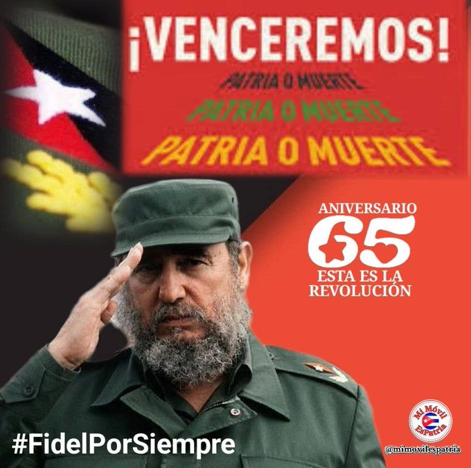 La palabra de orden aquí en #SanctiSpíritusEnMarcha     siempre es de PATRIA O MUERTE VENCEREMOS #FidelPorSiempre <a href="/DiazCanelB/">Miguel Díaz-Canel Bermúdez</a> <a href="/DeivyPrezMartn1/">Deivy Pérez Martín</a> <a href="/DrRobertoMOjeda/">Dr. Roberto Morales Ojeda</a> <a href="/RPolancoF/">Rogelio Polanco Fuentes</a> <a href="/JulioLu36970211/">Julio Luis</a>