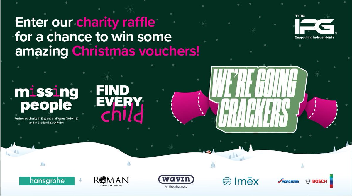 We're Going Crackers! 🤪 In partnership with @missingpeople #FindEveryChild and @ipg_the, join us in-store this month to enter our charity raffle. For just £2 per ticket or £5 per strip, you can be in with the chance to win some amazing Christmas vouchers! 🎅