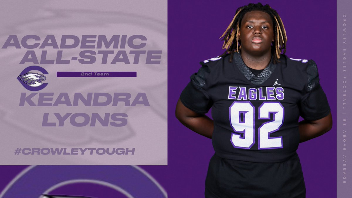 Congratulations for making <a href="/THSCAcoaches/">THSCA</a> All State Team!  #CrowleyTough🦅🦅