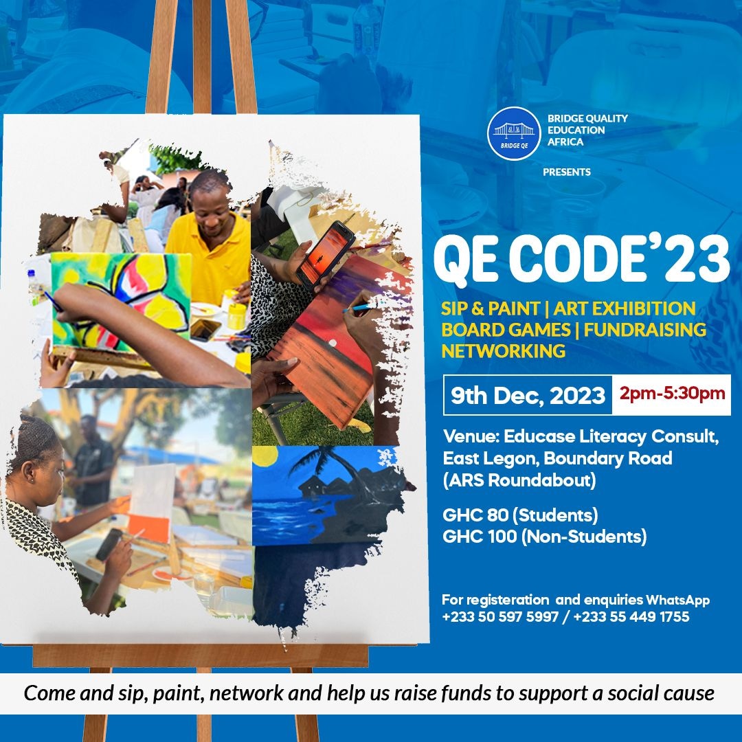 BridgeqeA's tweet photo. Come and sip, paint, network and help us raise funds to support a good cause

Be part of the change and let your impact resonate. #PurposeDrivenImpact
#bqea 
#sipandpaint https://t.co/jOZOttN2LX