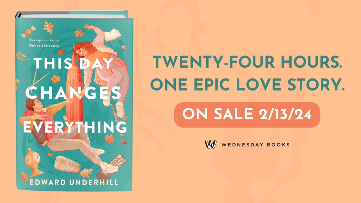 Dash & Lily meets Ferris Bueller's Day Off in Edward Underhill's new whirlwind rom-com about two queer teens who spend one life-changing day together in New York City. Preorder your copy of THIS DAY CHANGES EVERYTHING today! read.macmillan.com/lp/this-day-ch…