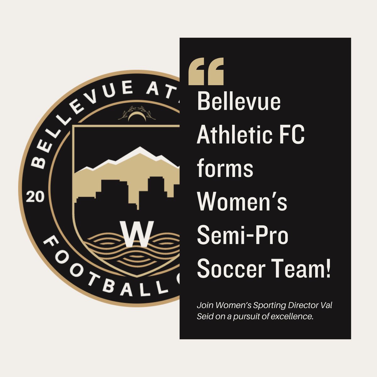 BelAthleticFC's tweet image. 🌟 Exciting News! BAFC is proud to announce our women’s semi-pro team in 2024! Led by Sporting Director Val Seid, we aim to be the standard for women’s development in Bellevue. Stay tuned for updates as we create a pathway for aspiring athletes. ⚽️💫 #BAFCWomen #SoccerDevelopment