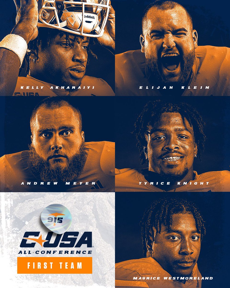 All-<a href="/ConferenceUSA/">Conference USA</a> 𝐅𝐢𝐫𝐬𝐭 𝐓𝐞𝐚𝐦 🏈⛏️