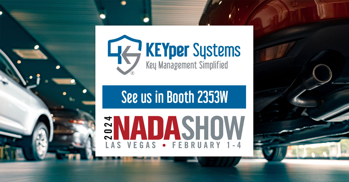 KEYperSystems's tweet image. See KEYper Systems in Booth #2353W at National Automobile Dealers Association (NADA) 2024. The automotive industry leader in key control will be in our biggest booth yet. We will be showcasing our newest product, KEYper LT, which is perfect for service departments! #NADA #KEYper