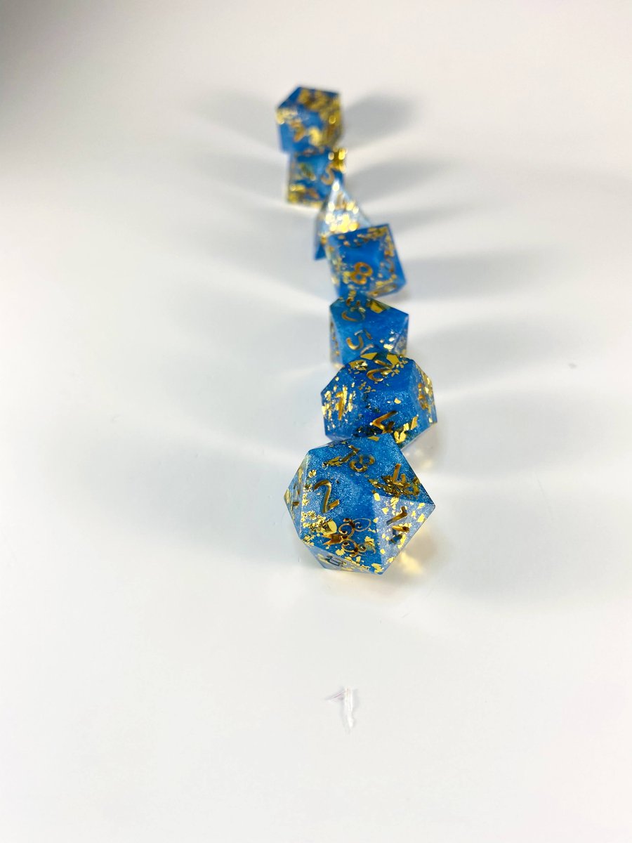This is just one of the many #dice sets which is on #sale right now scissordice.com. Up to 50% off select sets!

#ttrpgfamily #dnddice #rpg #dicegoblin #ttrpg #rpgdice #dnd #dicemaking #dnd5e #dungeonsanddragons #diceseller #diceshop #sharpedgedice