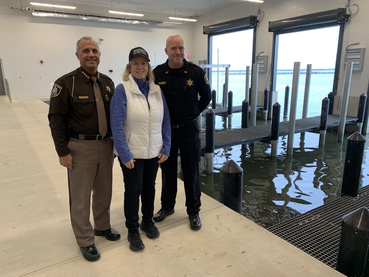MillerMCPW's tweet image. Commissioner Miller attended the opening of the @MacombSheriff Marine Division’s new headquarters in @HarrisonTwpMI. #LakeStClair is one of the busiest #boating areas in the world so it’s very important that the division has the proper resources.