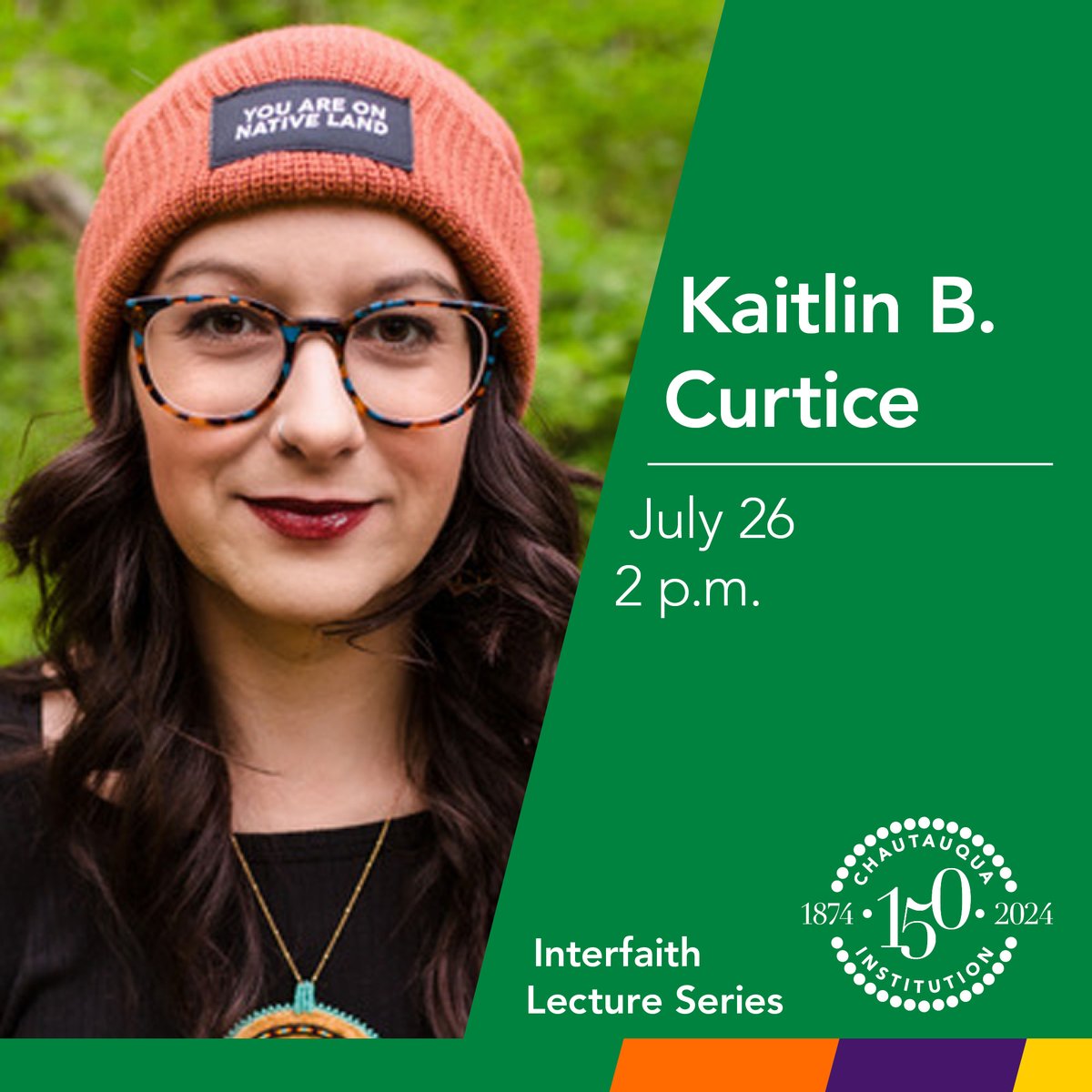 🚨#CHQ2024 ANNOUNCEMENT🚨 We are excited to welcome award-winning author, poet-storyteller, and public speaker,Kaitlin B. Curtice into our unforgettable lecture lineup during our 150th year! #CHQ2024 #chq150 #INFWeekFive