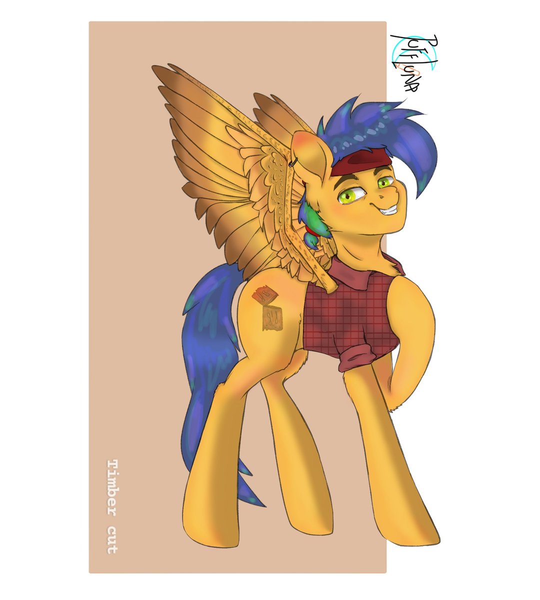 pufflu2's tweet image. ^Timber Cut^
Wenas, ya aquí el último oc del post, el es Timber, es un pegaso, su profesión es la de ser leñador, aun que timber no sea el mejor apoyo emocional, es humorístico (el cree que si), pero es un gran compañero. Así culminamos esta serie de los 6 mamawevos 🦭