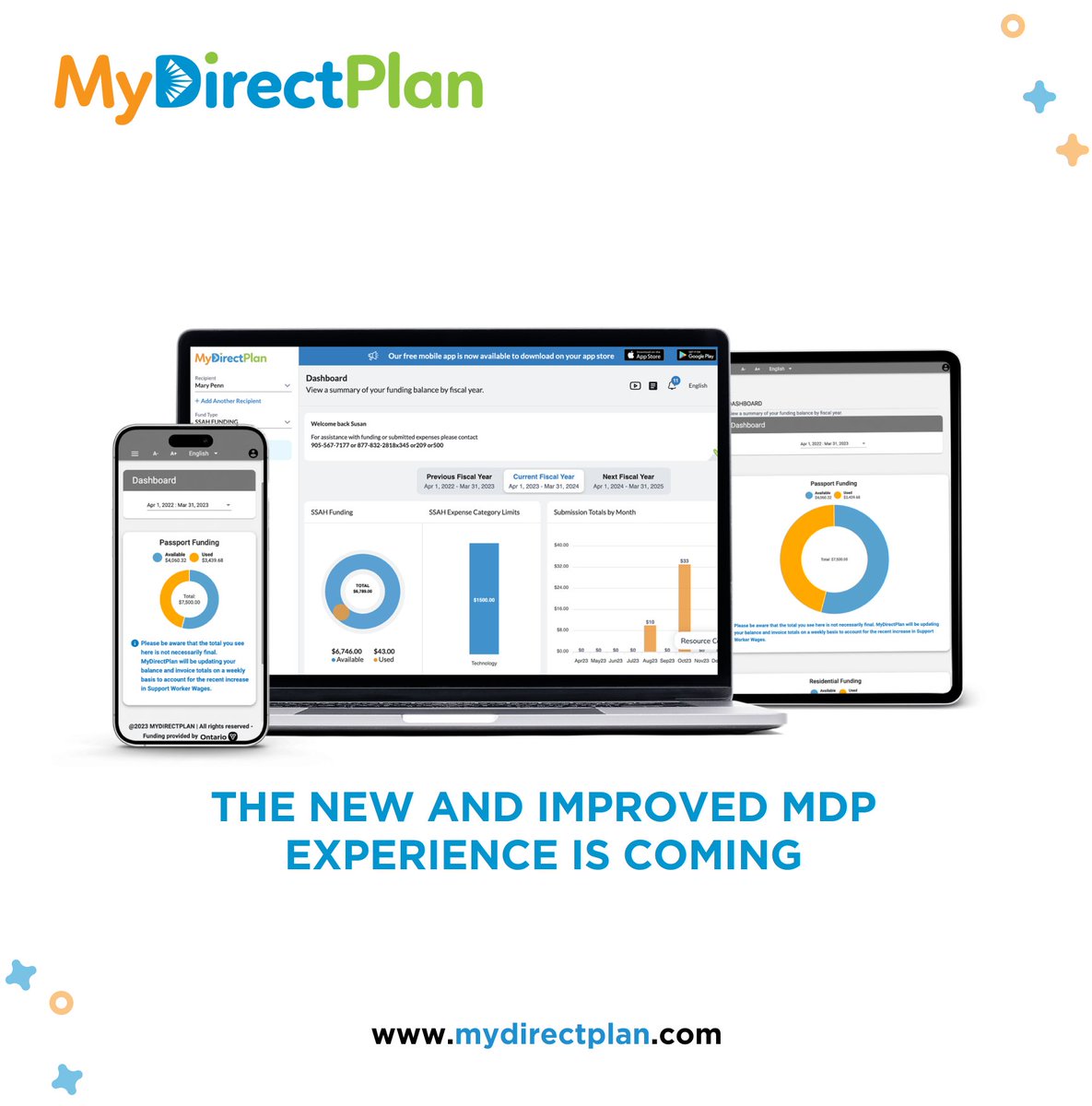 MyDirectPlan's tweet image. Get ready for exciting updates with the new version of MyDirectPlan coming soon! Simplify your funding management like never before. Stay tuned! 
#MyDirectPlan #FundingManagement #ComingSoon #passportfunding #ssah #dso #mdp