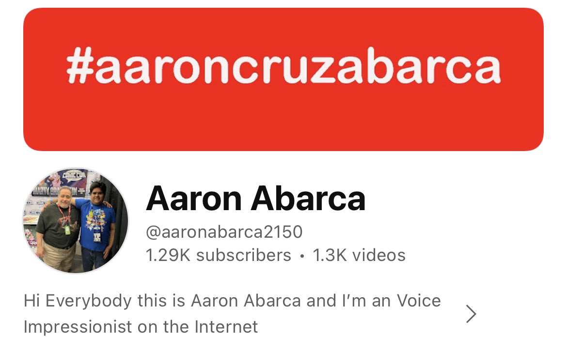 Go to my YouTube Channel and check out my awesome banner that I changed 😊

#aaroncruzabarca #youtubepersonality #youtubechannel #youtubebanner #youtube
