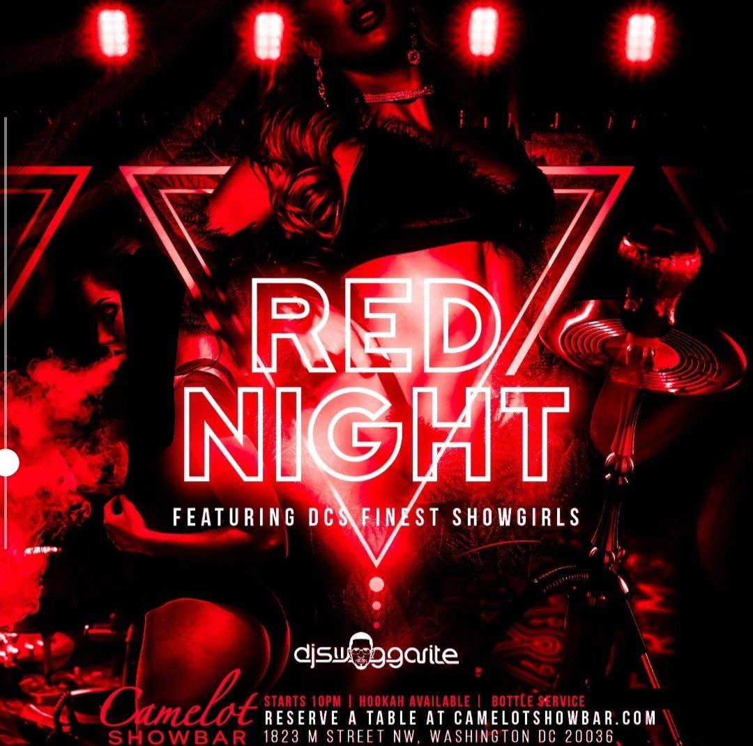 TURN UP TUESDAY RED NIGHT!!! Come Pop Some Bottles & Make It Rain With The SEXIEST Showgirls In The DMV! DJ Swaggarite Will Be In The Building Keeping The Vibes Right!
#TurnUpTuesday  #paintthetownred #dj #DCNightClubs #poledancers  #specialevents #nightlife  #popbottles