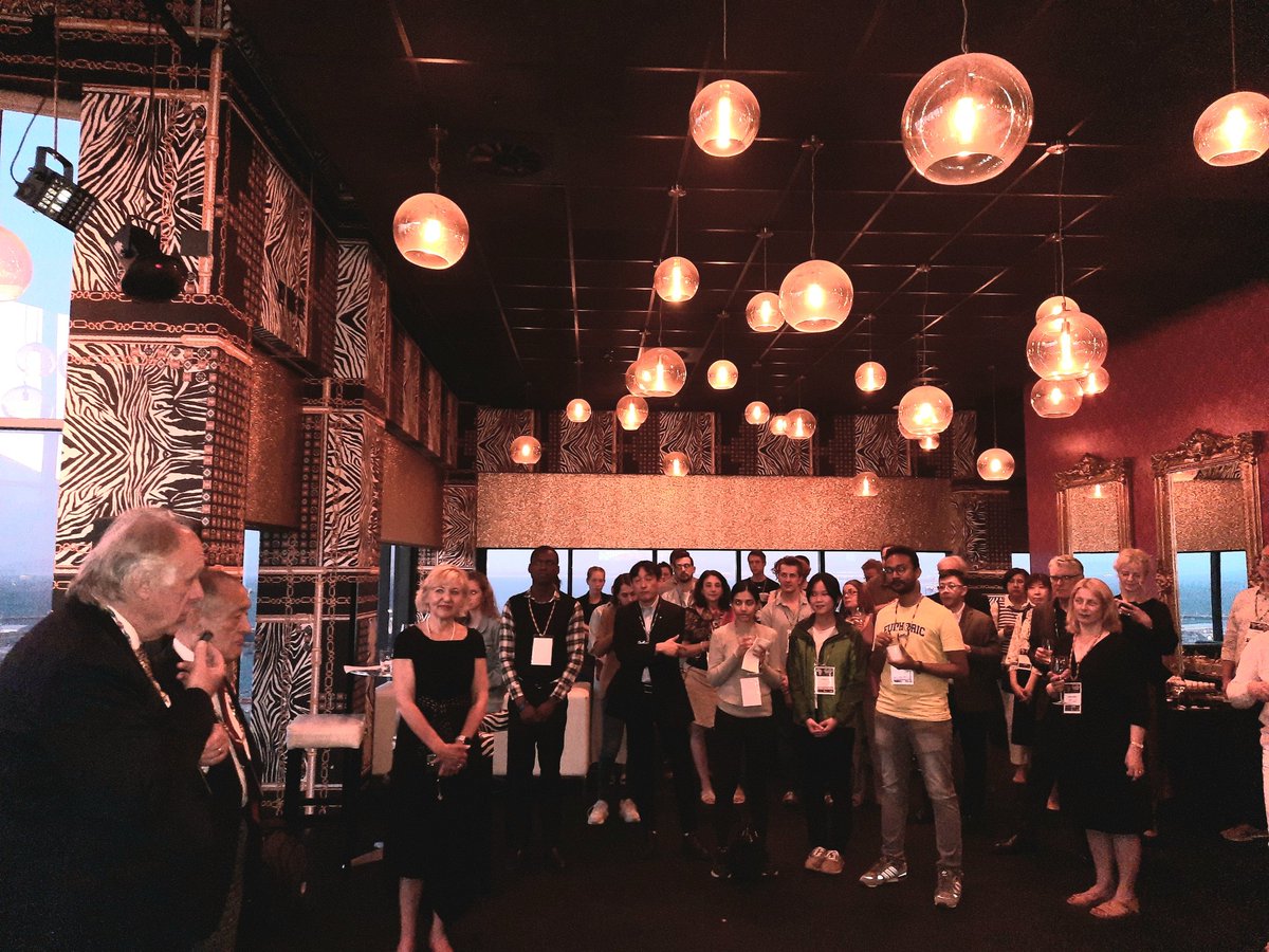 HFSP's tweet photo. Kicking off the #HFSPAwardeesMeeting2023 in #CapeTown #SouthAfrica with a great cocktail that celebrates the most cutting-edge research in #basiclifesciences! 🤩 Cheers 🥂 https://t.co/uyzwURbsYh