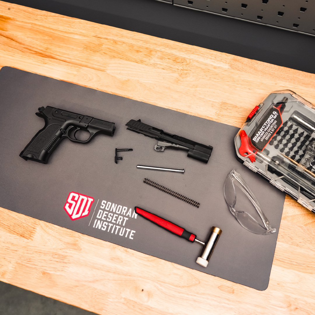 SDI_school's tweet photo. Exciting news! 🎓 Introducing our New Certificate in Firearms Technology - Handgun Specialist Program! 🌟 Dive into a 20-week exploration of pistols and revolvers. Enrollment opens today! 🖱️ Visit https://t.co/PnYPkzDezZ for details. #WhyISDI #FirearmsTech #HandgunSpecialist https://t.co/CTolwviI6C