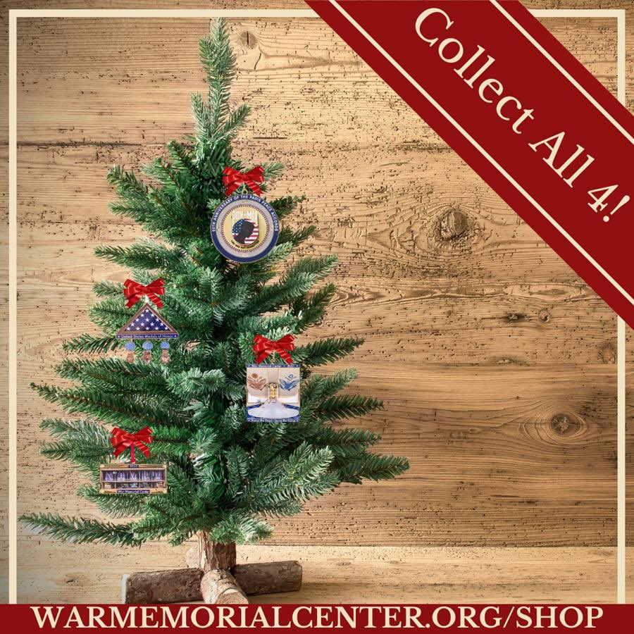 Our 2023 ornament honors those service members who were Prisoners of War or Missing in Action. Take advantage of free shipping on ornaments through December 31st with code FREESHIP. Thank you for supporting our mission! warmemorialcenter.org/shop/