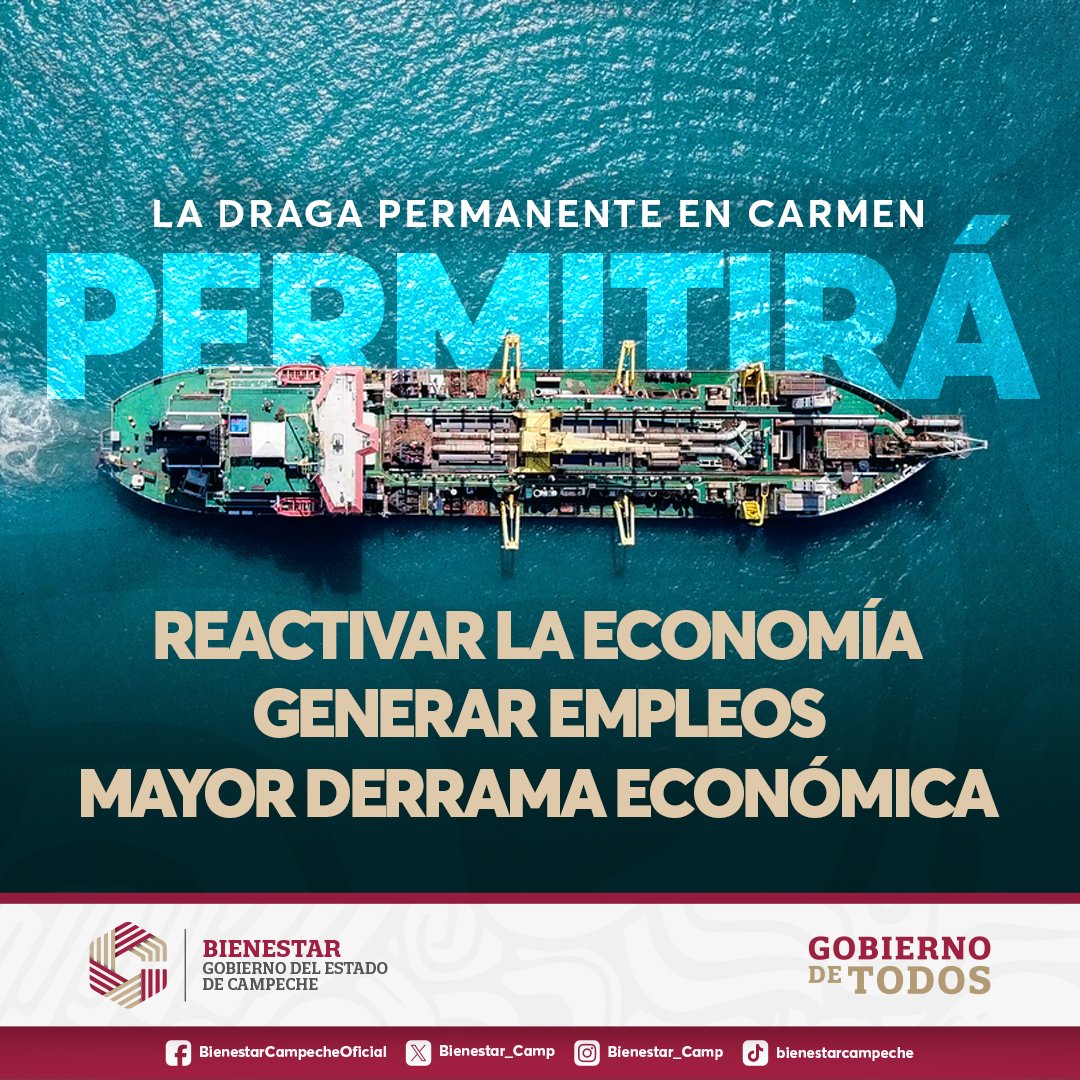 Un gran logro para #Carmen que impulsará el #Bienestar de los carmelitas.

<a href="/LaydaSansores/">Layda Sansores</a> 
@LizHernandez097 
#BienestarParaCampeche