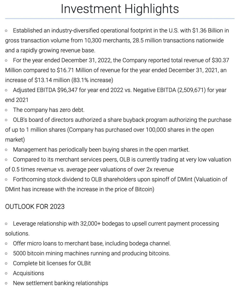 Hercules_Trader's tweet photo. Did a write-up a while back and are more solidified than ever following ER
- Cash Flow + 
- 0 Debt

Important note D-Mint was valued at $BTC 25K and we are now 45K.... So $30M valuation sitting $55M or [$3.50 per share + 30M Rev]

Fair Value PT sitting $5.00+ while this is sub $1... 

Massive lag factor