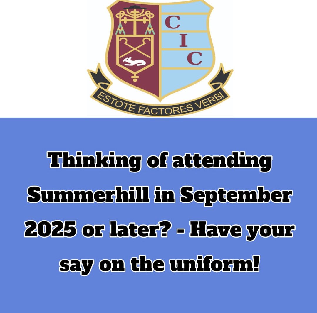 cicsummerhill's tweet image. **News Alert**

Come have your say on our new school uniform to be introduced for incoming students from September 2025 onwards.

Please see below for more details.