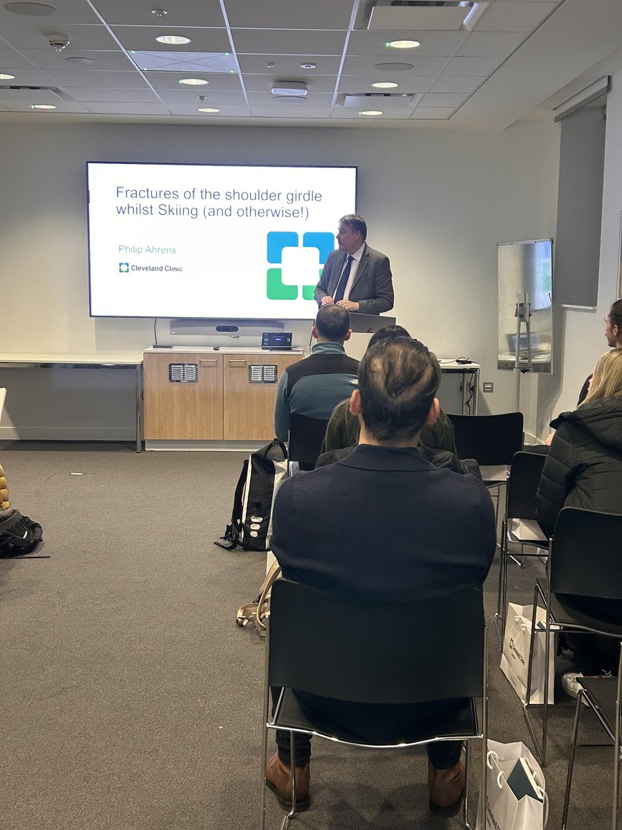 duncan tennent (@duncantennent) on Twitter photo Phil Ahrens talking on skiing related fractures around the shoulder <a href="/clecliniclondon/">Cleveland Clinic London</a> Phil Ahrens talking on skiing related fractures around the shoulder <a href="/clecliniclondon/">Cleveland Clinic London</a>