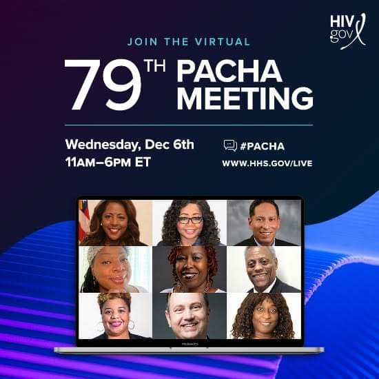 Q: What is #PACHA? A: The Presidential Advisory Council on HIV/AIDS or PACHA provides advice, information, and recommendations to the Secretary of @HHSgov regarding #HIV & #AIDS. Tune in to the next PACHA meeting on 12/6: hiv.gov/federal- response/pacha/about-pacha