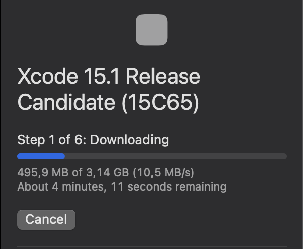 Dimillian's tweet image. Finally Xcode 15.1, it&apos;s been looooooong in the making!