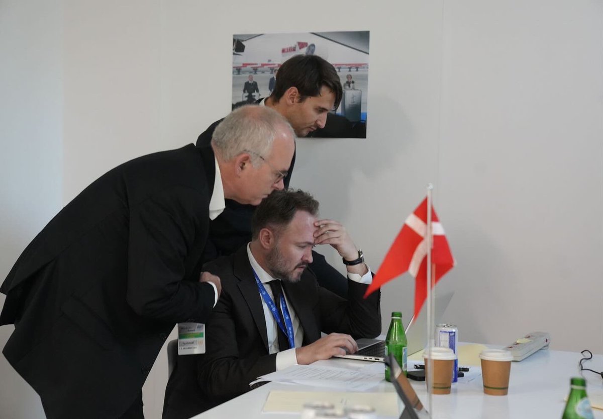 DanJoergensen's tweet photo. Behind the scenes… @COP28_UAE https://t.co/2iUJKJlTHY