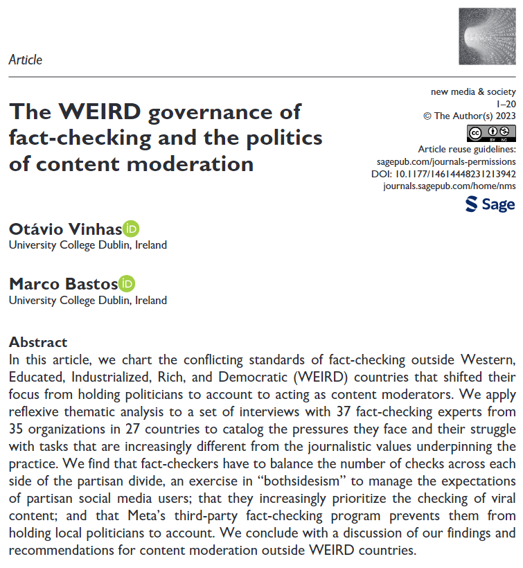 Thrilled to share this paper with my PhD advisor @toledobastos, now published open access in New Media & Society. Link: journals.sagepub.com/doi/full/10.11… 🧵