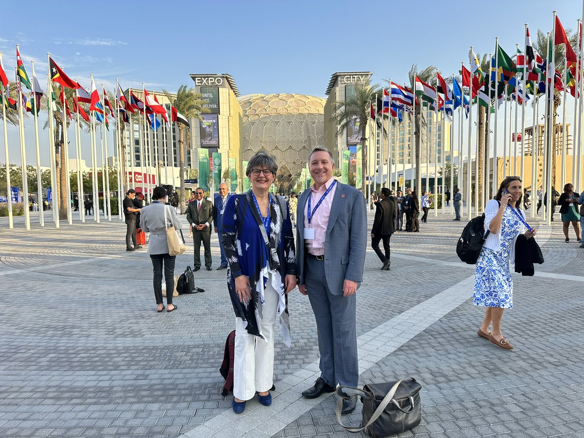 My very first COP! 💪🏼
Very excited to join an amazing group of cultural voices here in Dubai to champion the urgent need for a value-based & culture-driven climate action. 
Special thanks to @ClimateHeritage & @AndrewSPotts for their determination & leadership! 
#CultureAtCOP28