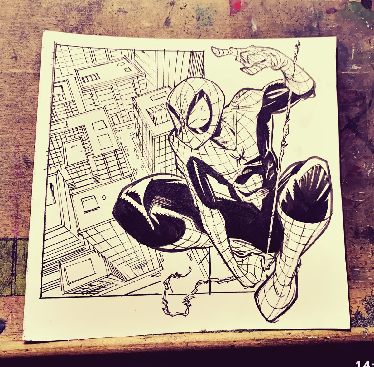 A little sketching today before pages