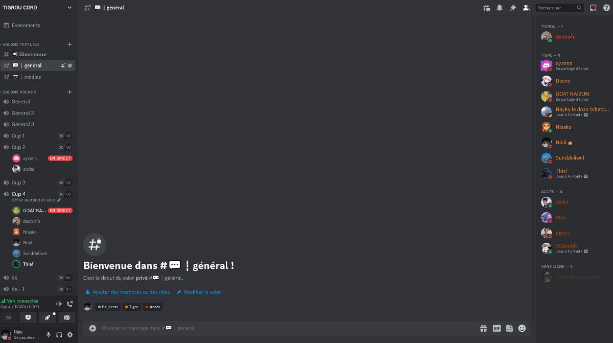 les gars discord grind tigrou cord avec <a href="/DestroFN/">🦅</a>  <a href="/kaizunfn/">kaizun</a> <a href="/Thieftn/">Thief</a>  <a href="/Sunddelyy/">Sunddely</a> <a href="/Naykofnbr/">Nayko🇵🇸</a> <a href="/DeevoFTN/">Deevo</a>  que des geek puant qui joue h24  /6s 8s et ranked commenter ou envoyer un dm pour une invite