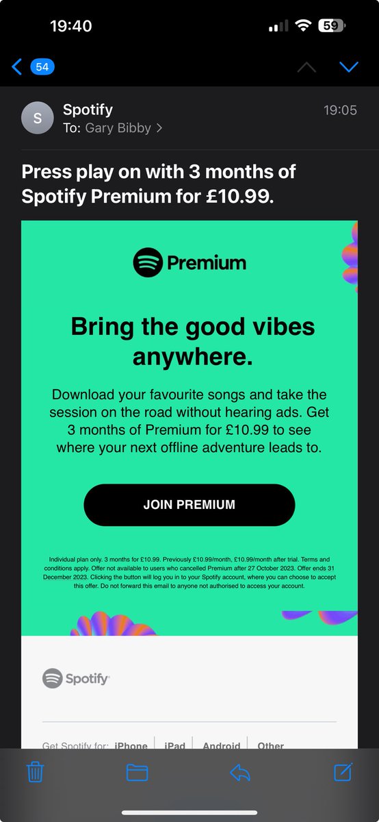 Na thanks ⁦<a href="/Spotify/">Spotify</a>⁩ you’re funding this promotion by slashing jobs
