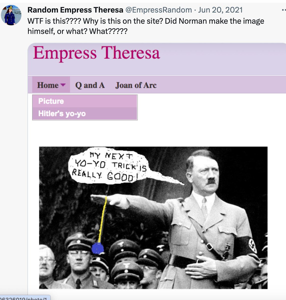 Random Empress Theresa tweet media