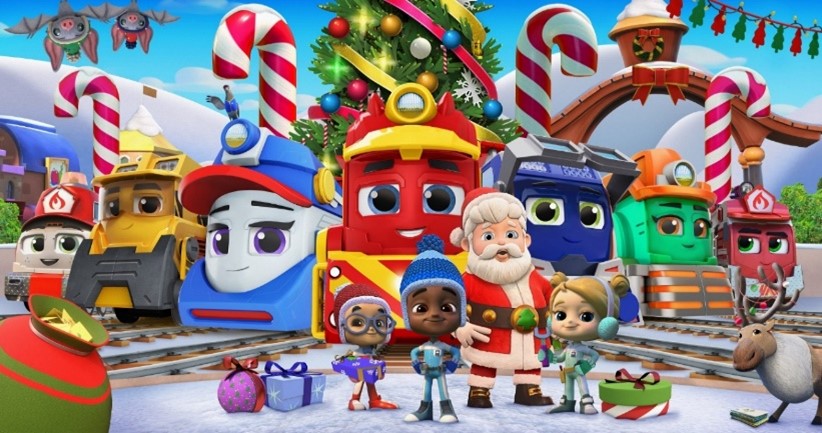 TF1Pro's tweet photo. #Annonces @TF1 #TFOU

La magie de Noël, c'est sur TFOU !

Ho ho ho !!! Le Père Noël est prêt pour la distribution des cadeaux. 

✅RDV samedi 23 et dimanche 24 décembre sur TFOU
#MightyExpress #Santiago #Chuggington #AgentBinky #Pyjamasques @pawpatrol #Schtroumpfs @BeMiraculousLB https://t.co/M8KPsh9hCd
