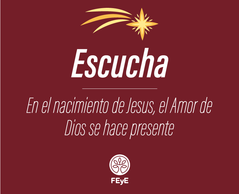 feye_enred's tweet photo. 🌟 ¡Adviento! 🕯️ Este año, la FEyE enciende la llama de la esperanza con "ESCUCHA, conecta, ¡transforma!" 💫

👂 En el silencio, como María, creamos espacios para escuchar, inspirados en su humildad ante el mensaje divino.

#Adviento #EscuchaConectaTransforma #colegiosFEyE https://t.co/3ucNwiU1n9