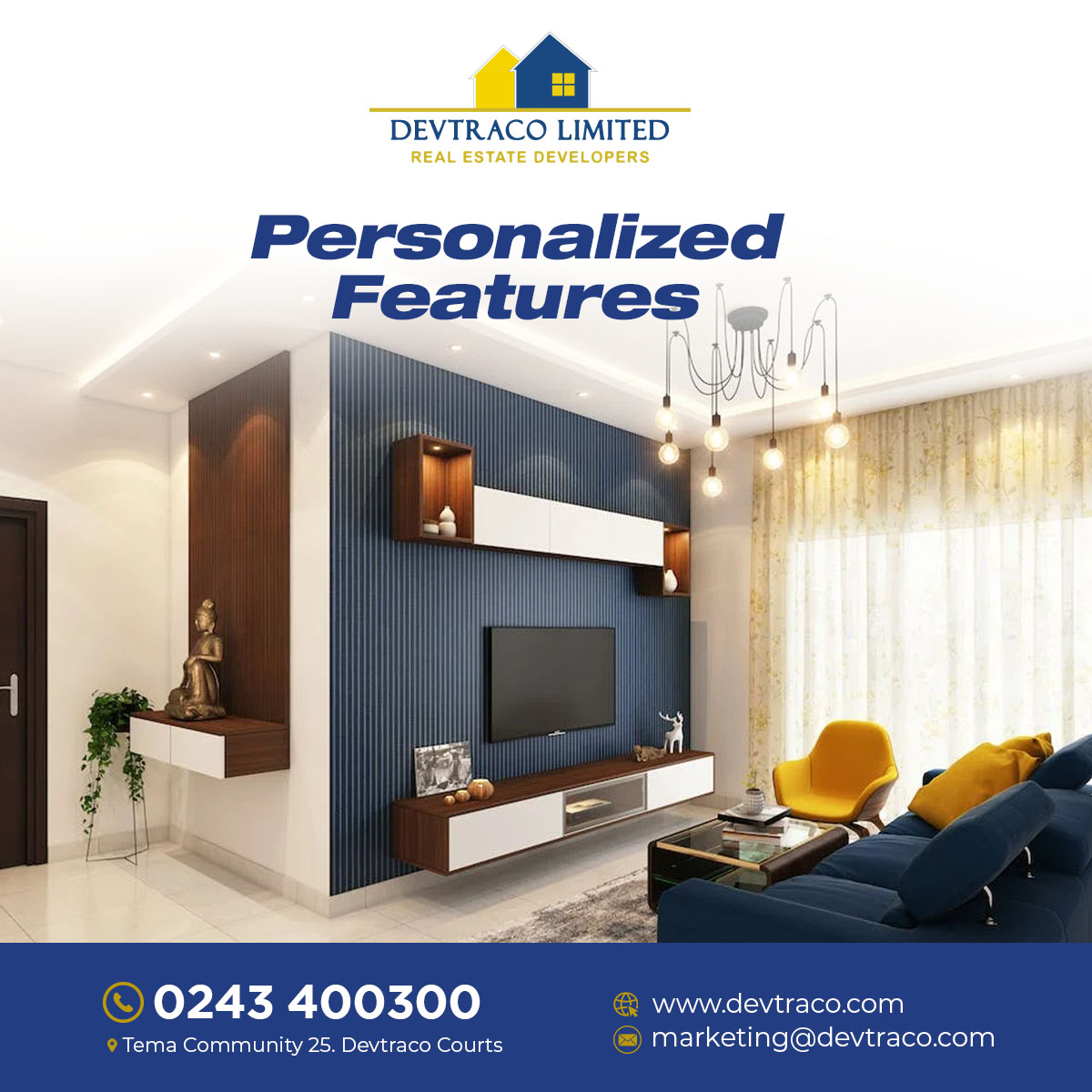 DevtracoLimited's tweet image. Where every detail is a reflection of you. Welcome home to personalized perfection. 🏡✨ #DevtracoCourts #DevtracoLimited #HomeTailoredForYou