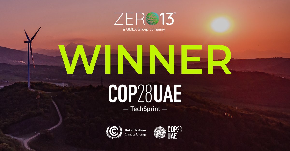 We have won the <a href="/COP28_UAE/">COP28 UAE</a> #TechSprint with our #blockchain-driven platform facilitating issuance, trading, clearing &amp; settlements of #carboncredits linked to tangible #ESG assets with an approach based on interoperability of multiple blockchains and APIs. #cop28 #COP28UAE