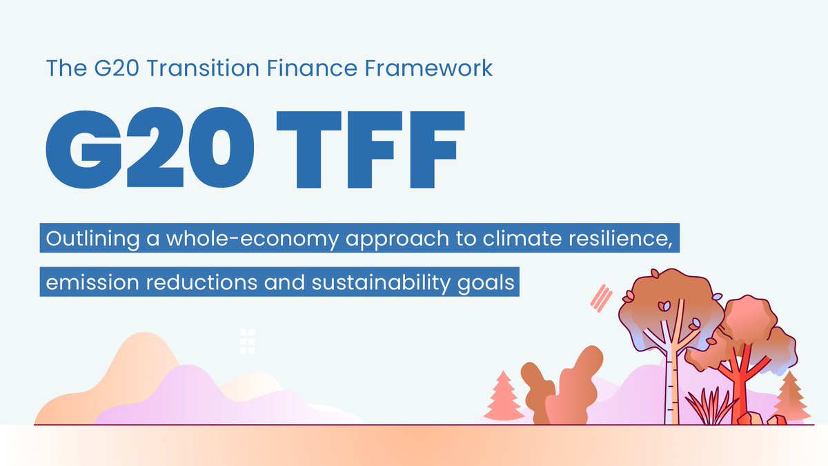 🚀 Launching our 6-day journey into #G20 #TransitionFinanceFramework! #StayTuned and discover how #TransitionFinance can drive a sustainable future for all. Read more about it @ bit.ly/3RwQXry #G20TFF #G20Indonesia @g20org @USTreasury @KemenkeuRI #PBOC @UNDP