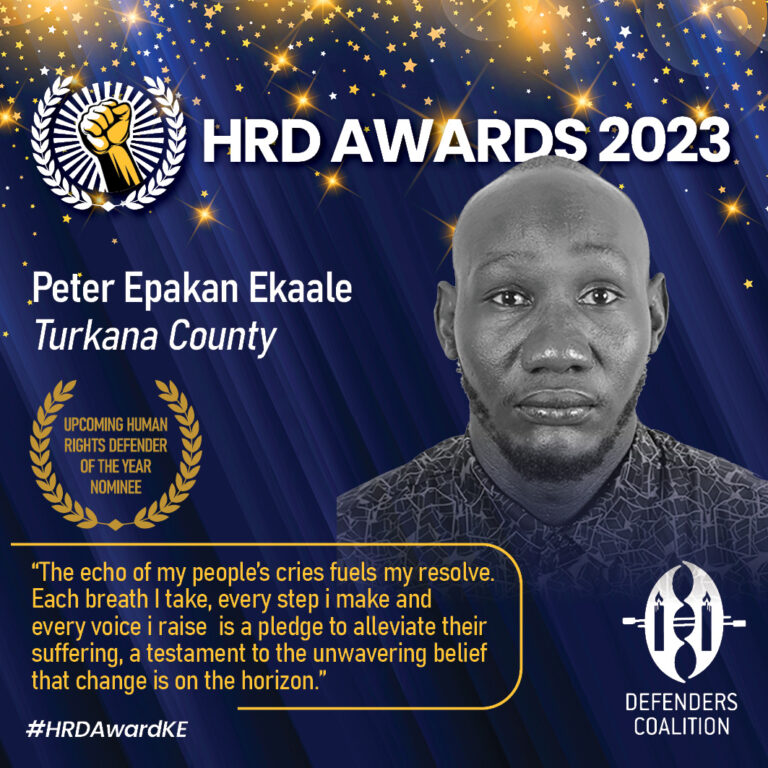 Today, we celebrate our own, @EkaaleEpakan who has been nominated for the Upcoming Human Rights Defender Award for the amazing work he is doing on cross-border conflictsworking with the Turkana, Toposa, Nyangatom & Karamoja communities We are incredibly proud of you, Epakan!♥️